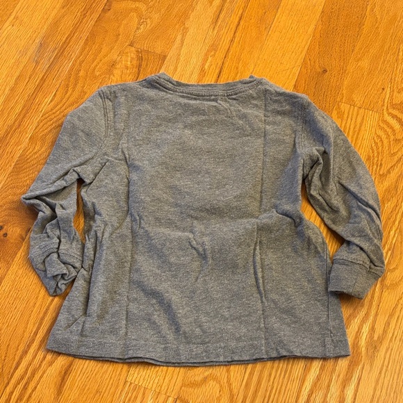 Long Sleeve Gray Pirate Kids Shirt (Size 3T) - Picture 3 of 3